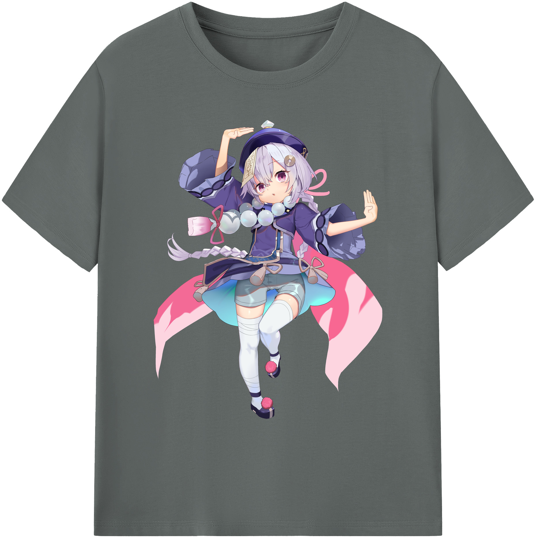 げんし神 七七 なな  genshin Nana 綿100％ メンズ半袖Tシャツ｜肌触りやわらか＆通気性